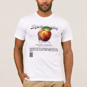 Spirfruituality : The Peach of Peace F&B T-Shirt Tシャツ (正面)