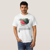 Spirfruituality : The Watermellon of Patience Tシャツ (正面フル)