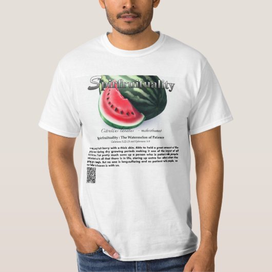 Spirfruituality : The Watermellon of Patience Tシャツ (正面)