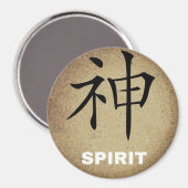 SPIRIT 中国の Symbol RoundまたはSquareキャラクター マグネット (正面/裏面)