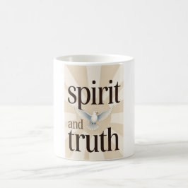 Spirit and Truth Christian Coffee Mug コーヒーマグカップ