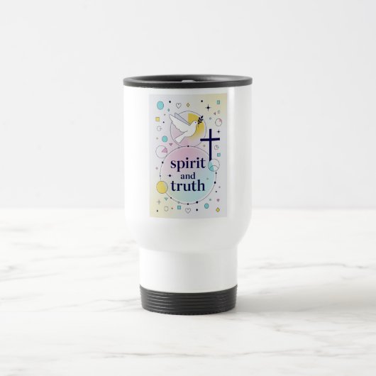 Spirit and Truth Christian Travel Mug トラベルマグ (中央)