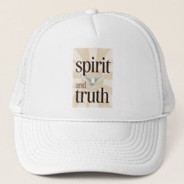 Spirit and Truth Christian Trucker Hat キャップ