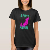 Spirit Animal Celestial Wolf Animals Comfort Cute  Tシャツ (正面)