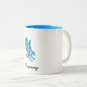 Spirit Animal Eagle ツートーンマグカップ (正面右)