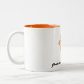 Spirit Animal Hase ツートーンマグカップ (左)