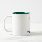 Spirit Animal Hirsch ツートーンマグカップ (左)