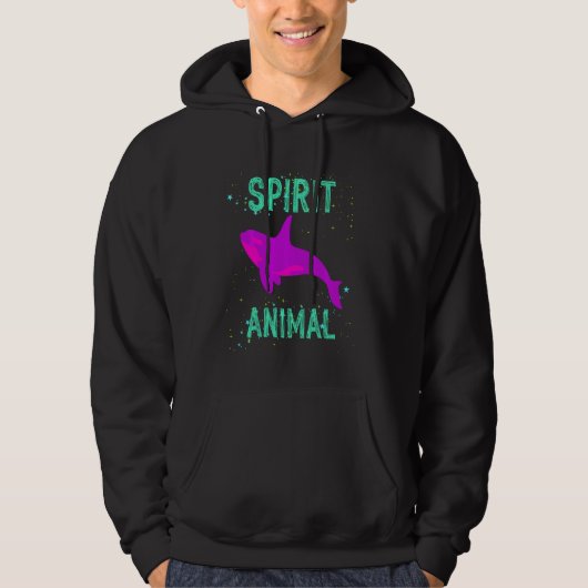 Spirit Animal Orca Whale Lover Animals Comfort Cut パーカ (正面)