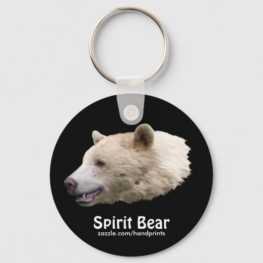 "Spirit Bear" Kermodei Bear Keychain キーホルダー (正面)