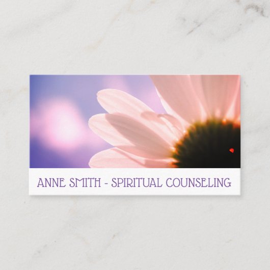 Spirit BLumen Himmel Gänseblümchen Berater 名刺 (正面)