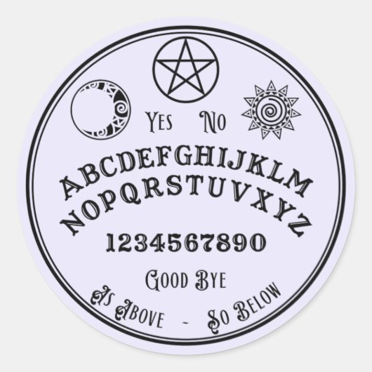 Spirit Boardスタンプ ラウンドシール (正面)