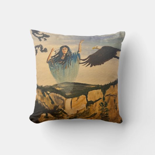 Spirit, by Gary Poling クッション (正面)