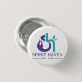 Spirit Haven 1/4"ボタン 缶バッジ (正面&裏面)