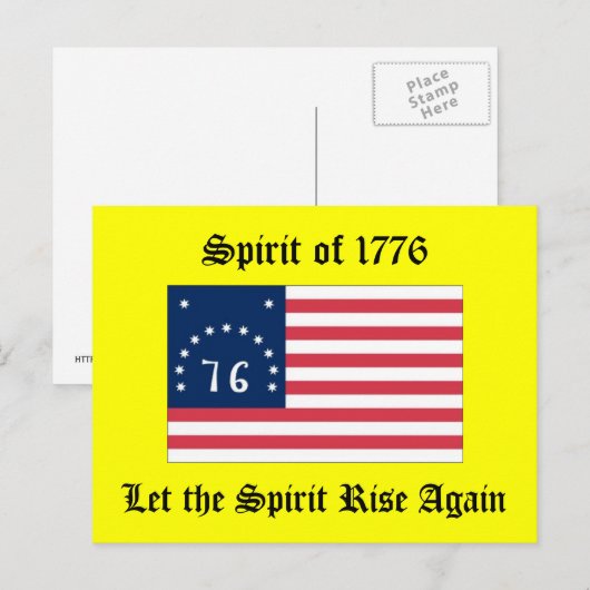 Spirit of 1776 ポストカード (正面/裏面)