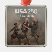 Spirit of 76 - America's 250th Birthday メタルオーナメント (正面)