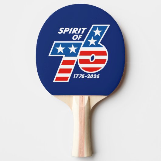 Spirit of 76 - America's 250th Birthday 1776-2026 卓球ラケット (正面)