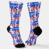"Spirit of 76" Pattern Socks ソックス (傾斜あり)