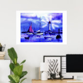 SPIRIT OF A LIGHTHOUSE ポスター (ホームオフィス)