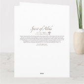 Spirit of Aloha by artist Lori Higgins 8.5x11 カード (裏面)