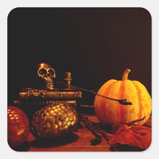 Spirit of Autumn - Still Life スクエアシール (正面)