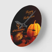 Spirit of Autumn - Still Life ラウンド壁時計 (傾斜)