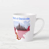Spirit of Cambodia Map with Mont カフェラテマグ (右)