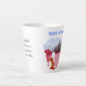 Spirit of Cambodia Map with Mont カフェラテマグ (正面)