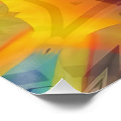 Spirit of Fire - Ken Gage Surreal Art ポスター (コーナー)