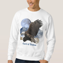 SPIRIT of FREEDOM Bald Eagle Wildlife Shirt スウェットシャツ