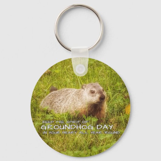 Spirit of Groundhog Day保 keychain キーホルダー (正面)