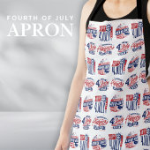 Spirit of Independence Fourth of July  エプロン