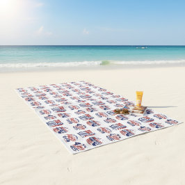 Spirit of Independence Fourth of July  ビーチタオル