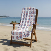 Spirit of Independence Patriotic ビーチタオル