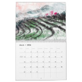 Spirit of Ink – Chinese Brush Art Calendar 2026 カレンダー (3月 2026)