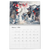 Spirit of Ink – Chinese Brush Art Calendar 2026 カレンダー (2月 2026)