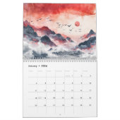 Spirit of Ink – Chinese Brush Art Calendar 2026 カレンダー (1月 2026)