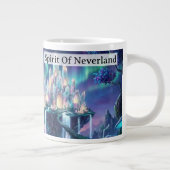 Spirit Of Neverland Never Grow Up Personalized ジャンボコーヒーマグカップ (右)