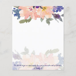 Spirit of Powerピンクの水色フローラ背景