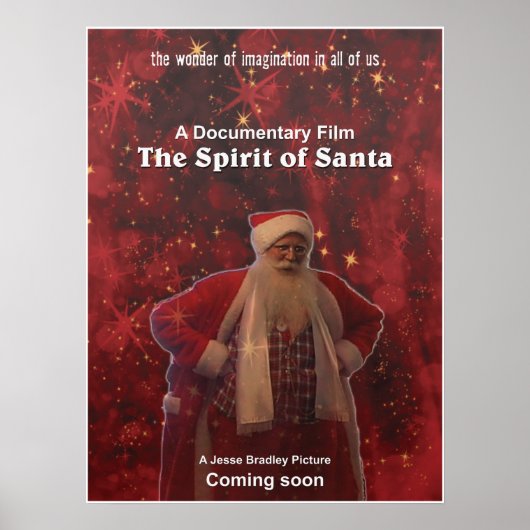 Spirit of Santa Movie Poster 18 by 24 copy ポスター (正面)