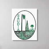 spirit of saudia Arabia キャンバスプリント (正面)