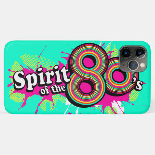 "Spirit of the 80's"女の子ピンクのミント iPhone 11 Pro Maxケース