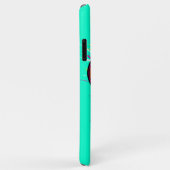 "Spirit of the 80's"女の子ピンクのミント Case-Mate iPhoneケース (裏面/右)