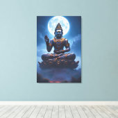 Spirit of the Moon over Nusantara キャンバスプリント (インサイチュ (ウッドフロア))