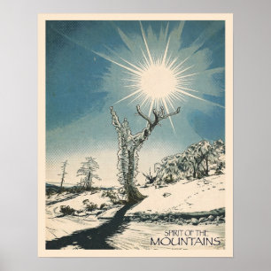 Spirit of the mountain - Art Print ポスター