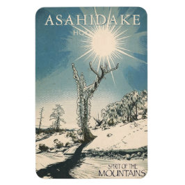 spirit of the mountains - ASAHIDAKE Hokkaido マグネット