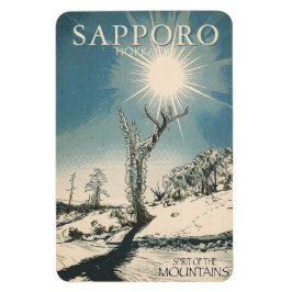 spirit of the mountains - SAPPORO Hokkaido マグネット