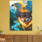 Spirit of the Wild Ascendant キャンバスプリント (インサイチュ (リビング))