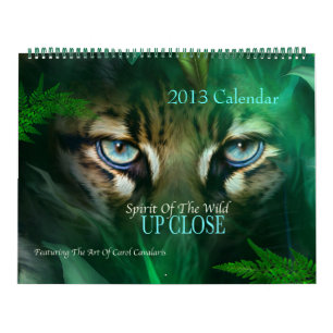 Spirit Of The Wild - Up Close Art Calendar 2013 カレンダー