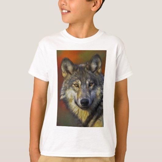 Spirit of the Wolf - Therian wolf photo gives Tシャツ (正面)