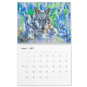 SPIRIT OF WOLVES ART #3 CALENDAR カレンダー (3月 2027)